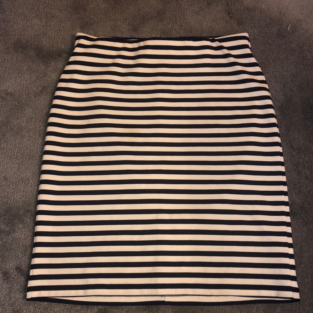 Striped Skirt Navy